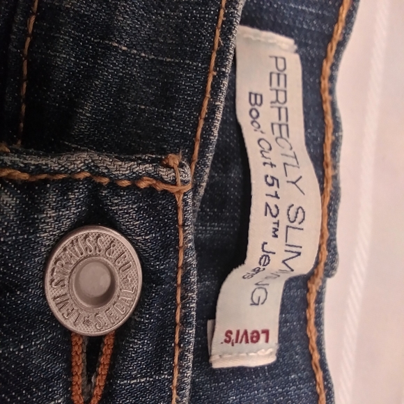Levis 512 Women Bootcut Blue jeans - Picture 3 of 9